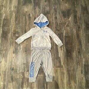 ❌SOLD❌ Under Armour track suit blue grey 18M